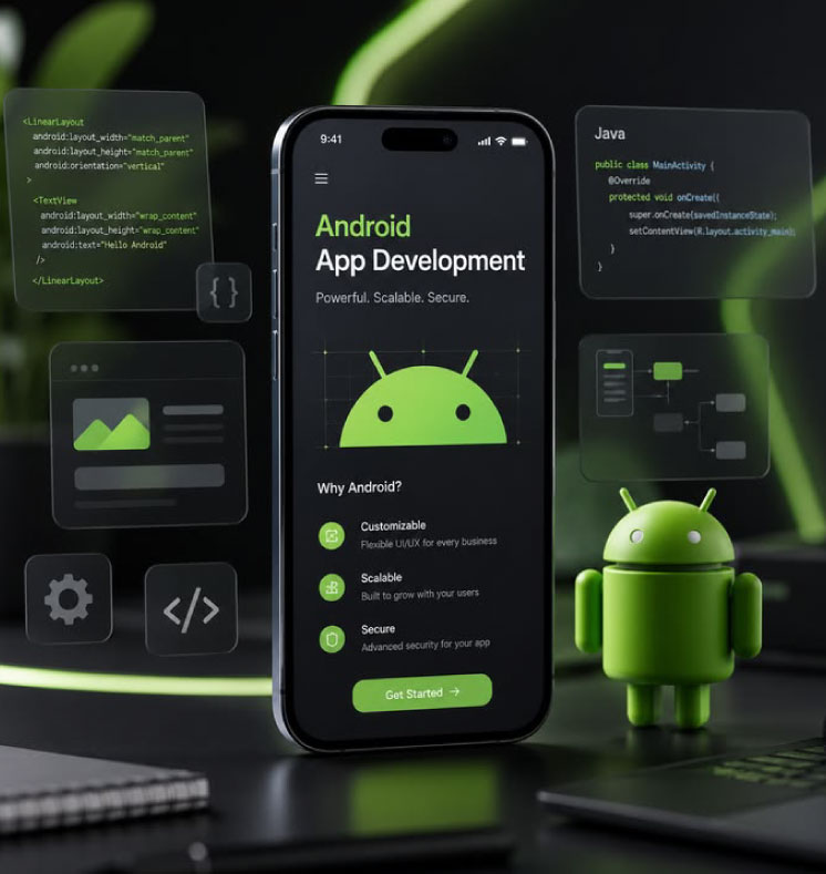 Custom Android & iPhone App Development